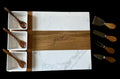 Marble and Acacia Charcuterie Board